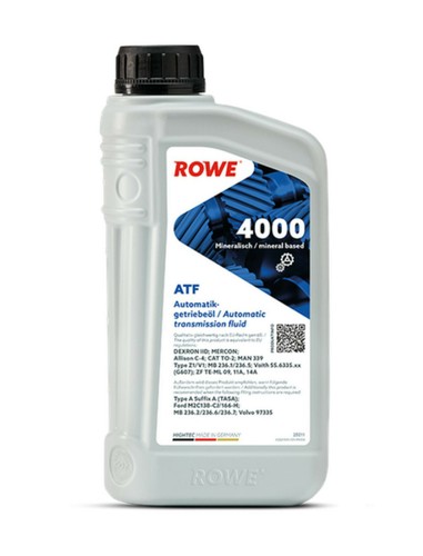 Liter getriebeöl rowe atf - 1,